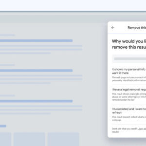 Image article Google facilite la suppression d’informations personnelles des résultats de recherche