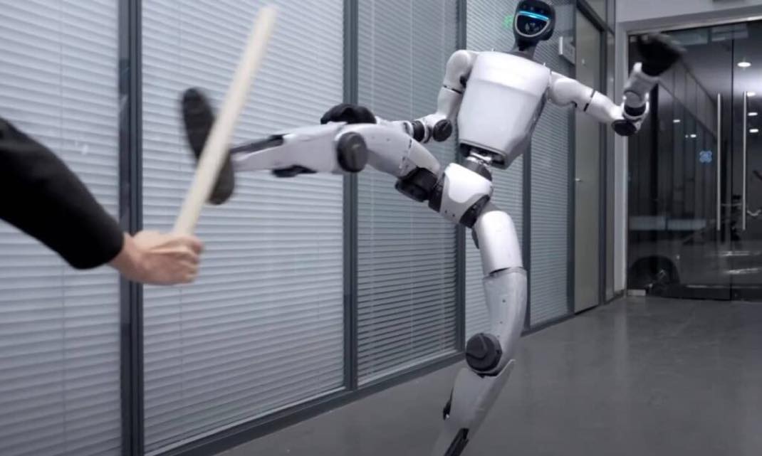 Le robot humanoïde Unitree G1 s’essaie au Kung Fu