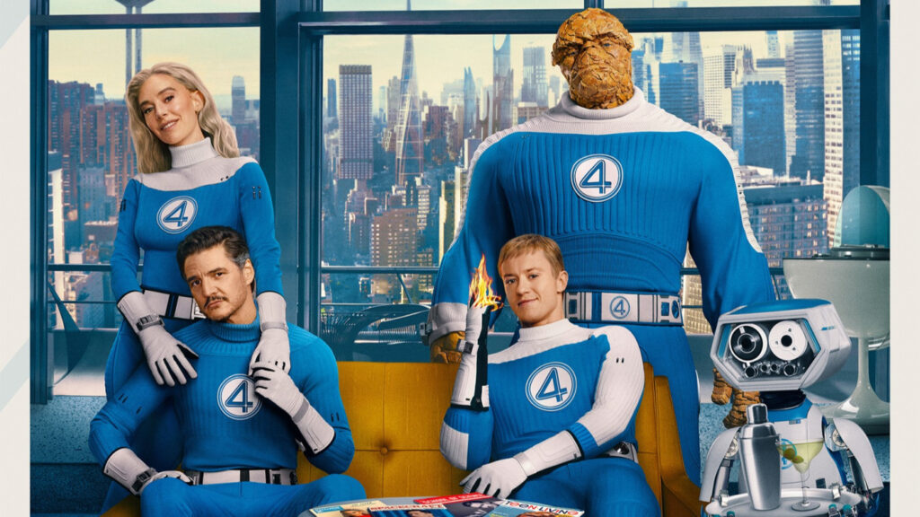 Les 4 Fantastiques Premiers Pas Affiche Recadree