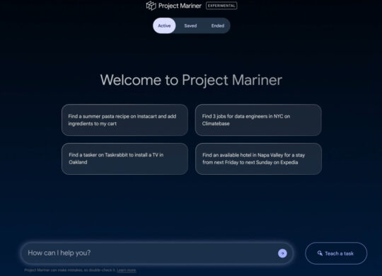Google Agent IA Project Mariner