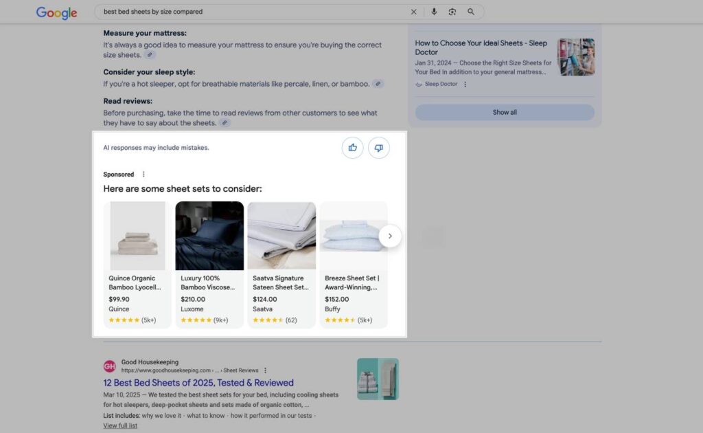 Google Publicites Recherche Apercus IA Overviews AI