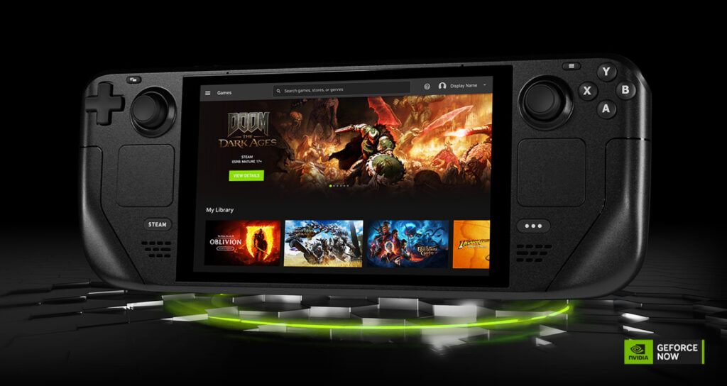 Steam Deck Nvidia GeForce Now