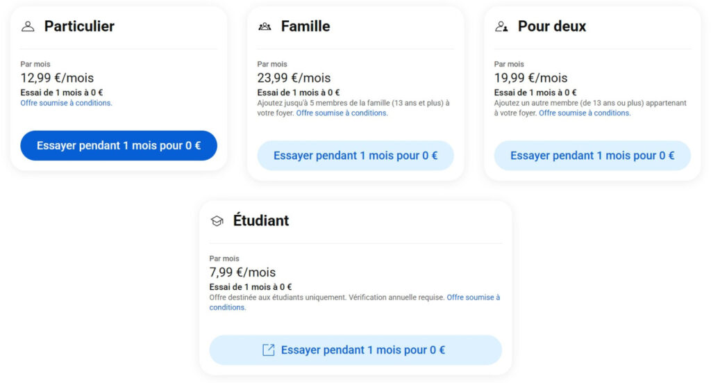YouTube Premium Pour Deux
