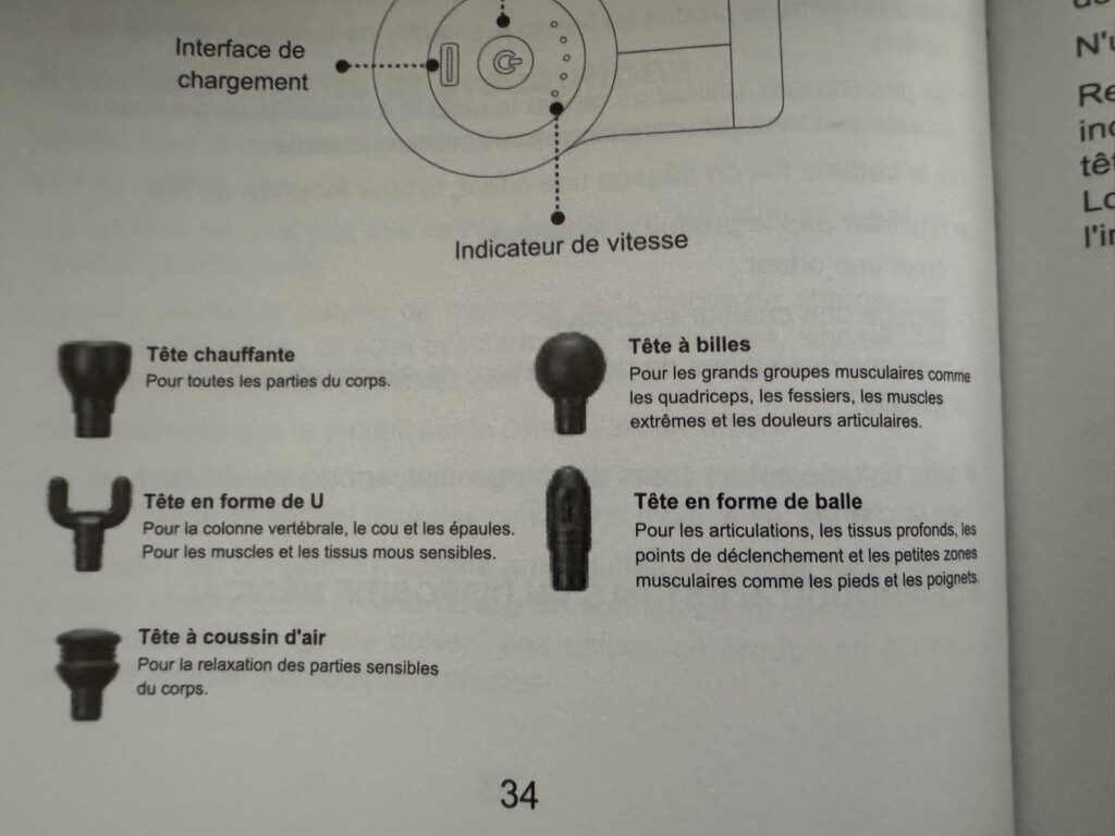 Bob Brad M7 Plus Differentes Tetes