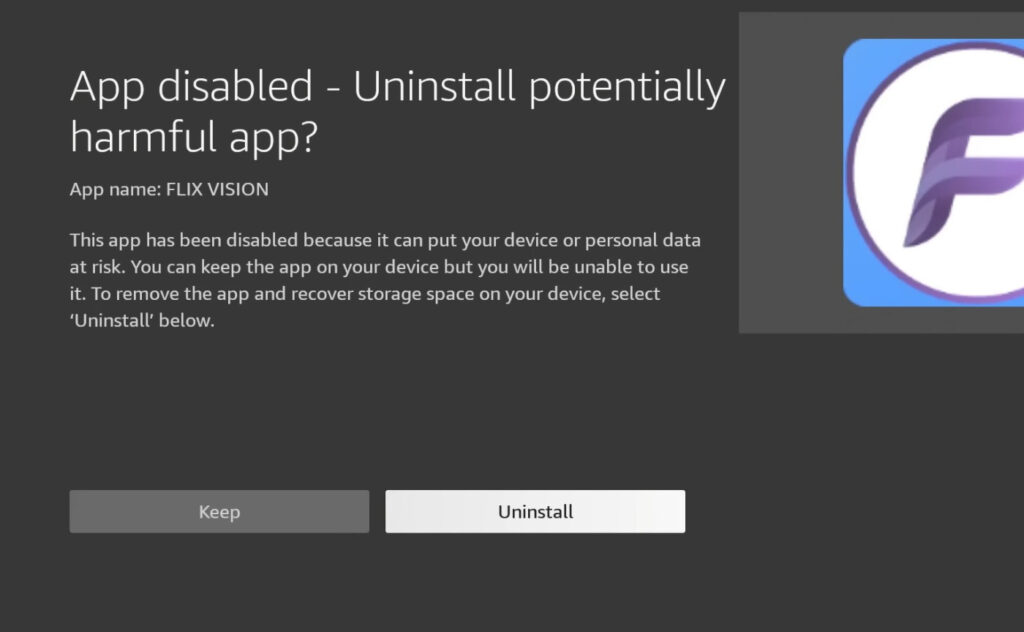 Flix Vision Application Bloquee Fire Tv