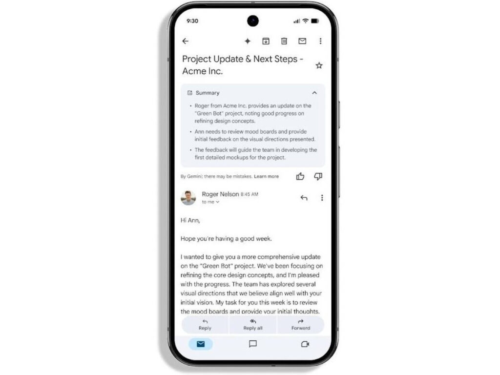 Gmail Resume Emails Gemini IA