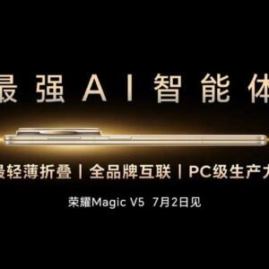 Image article Magic V5 : Honor tease son smartphone pliable ultra fin
