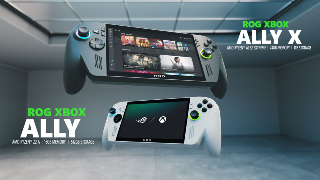 ROG Xbox Ally et Ally X Console Portable
