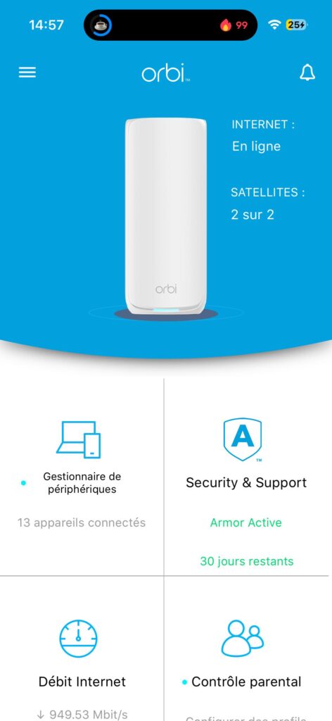 Application Orbi