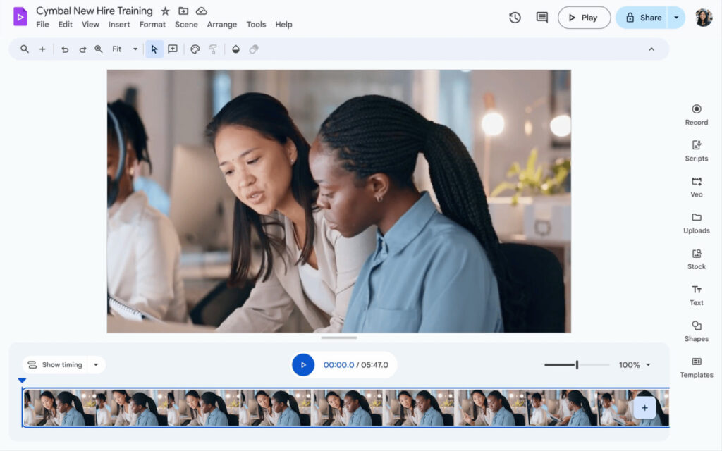 Editer Video Google Drive