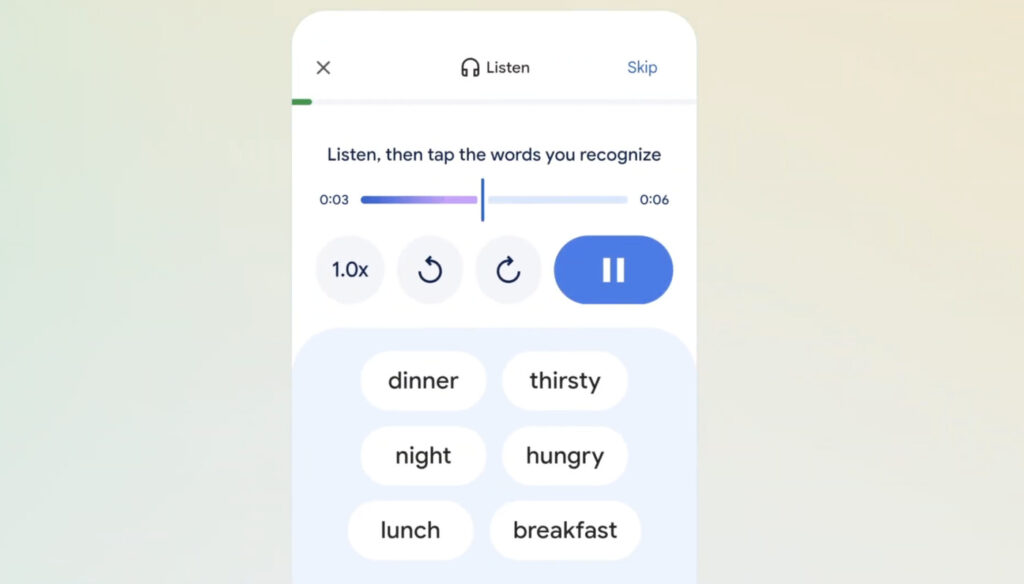 Google Traduction Apprentissage