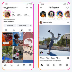 Image article Instagram copie les autres réseaux sociaux avec les republications et carte interactive