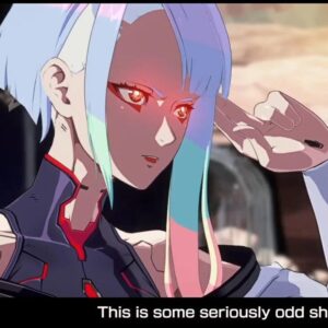 Image article Lucy de Cyberpunk: Edgerunners débarque dans le jeu vidéo Guilty Gear Strive