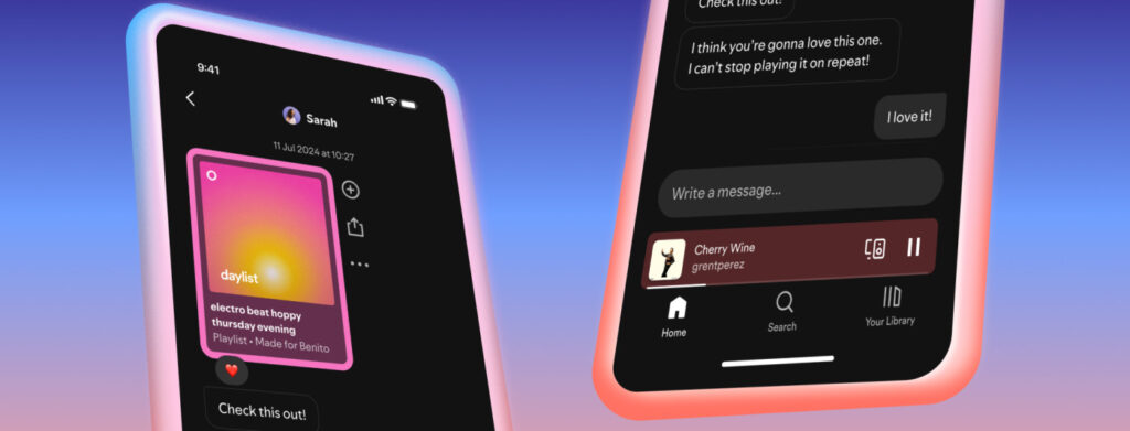 Spotify Messagerie