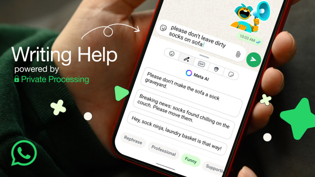 WhatsApp Fonction IA Reformulation Messages
