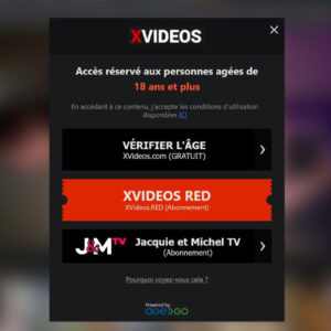 Image article Xvideos, Xhamster… 5 sites pornos ont pris des mesures de vérification d’âge en France