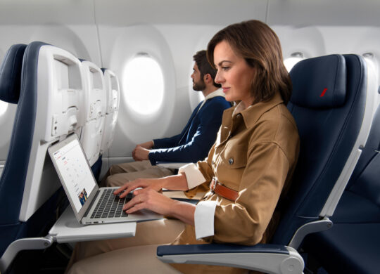 Air France Avion Passagere Ordinateur Portable