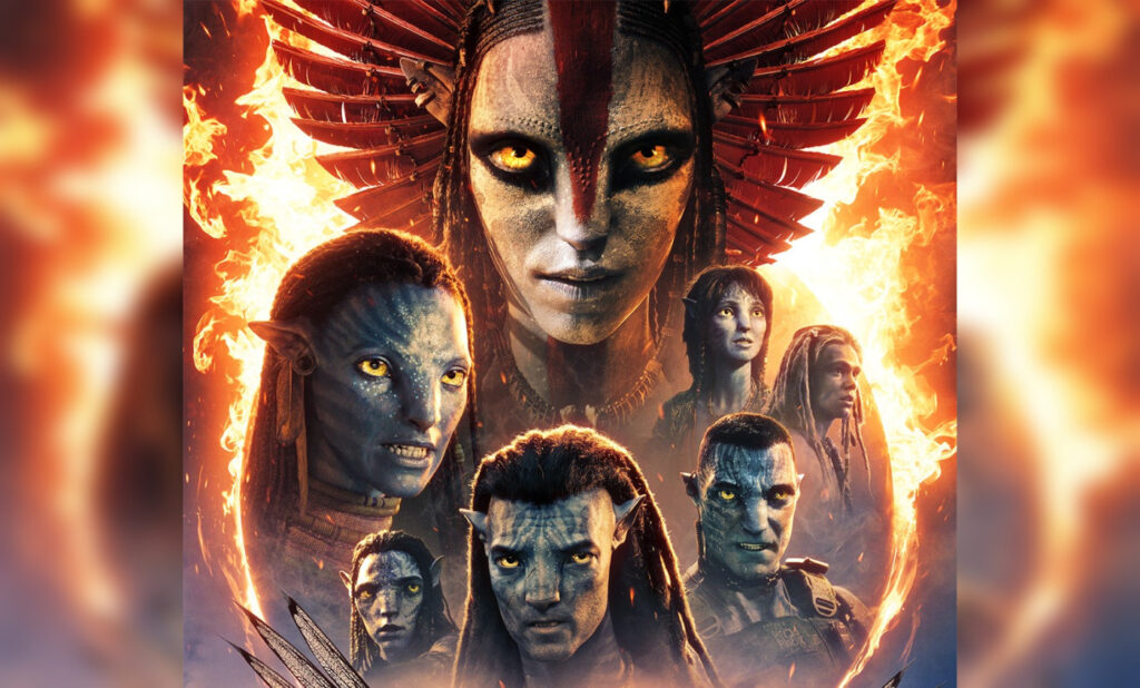 Avatar 3 De Feu et de Cendres Affiche Recadree