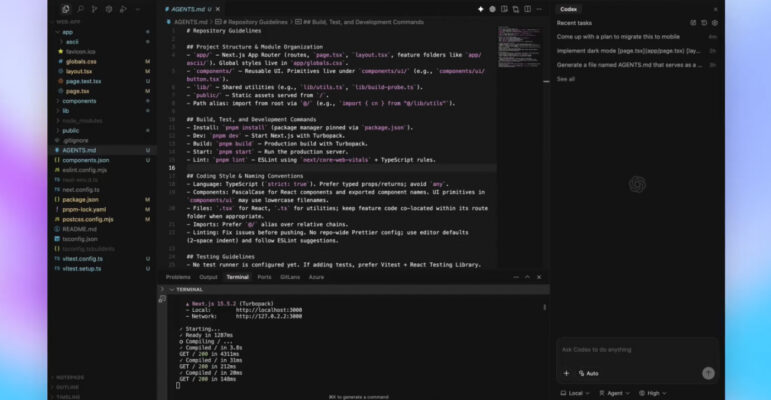 GPT-5-Codex IDE