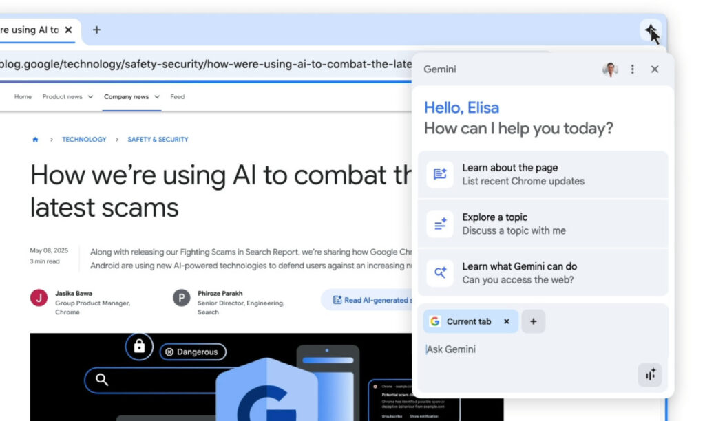 Gemini Chrome