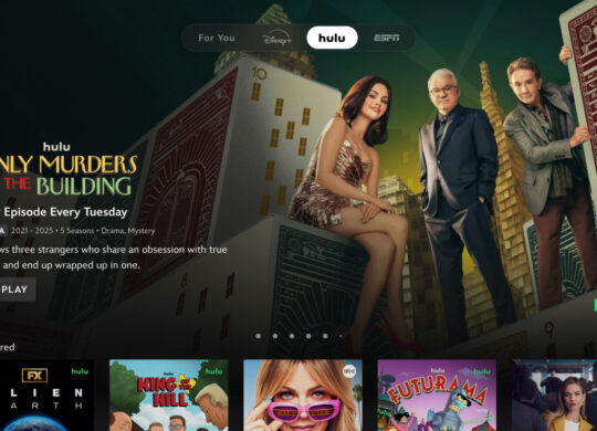 Disney Plus Section Hulu