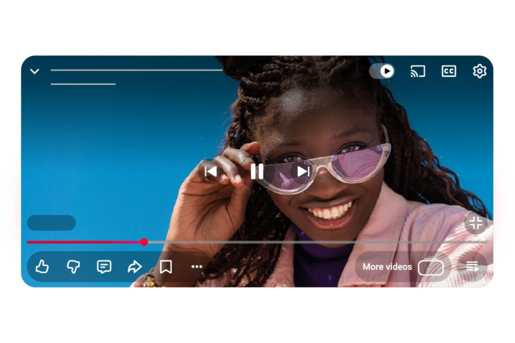 YouTube Nouvelle Interface Lecteur Video Mobile 2025