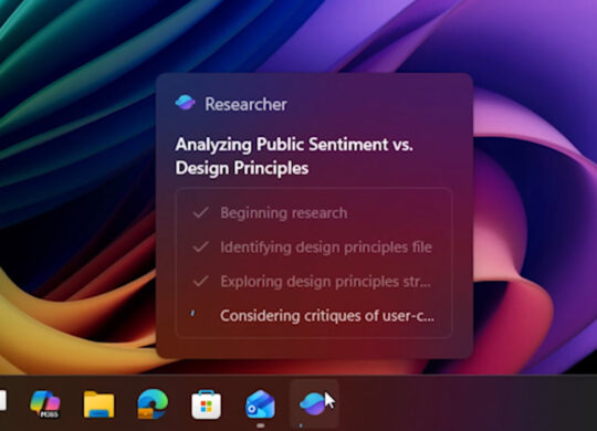Agent IA Barre Taches Windows 11