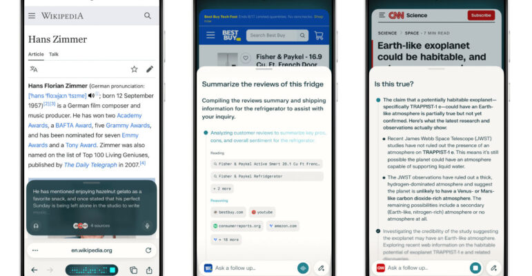 Comet Navigateur Application Android