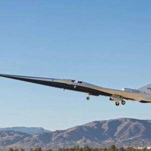 Image article X-59 : la NASA dévoile les images du premier vol de son jet supersonique « silencieux »