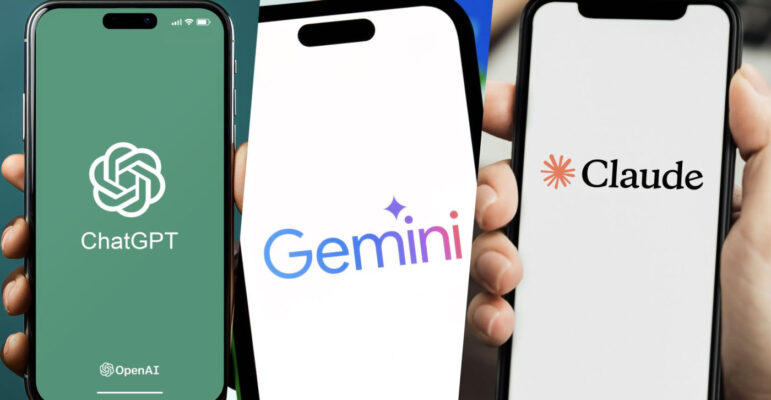 ChatGPT Gemini Claude Logos