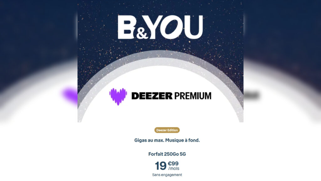 Forfait Bouygues Telecom Deezer