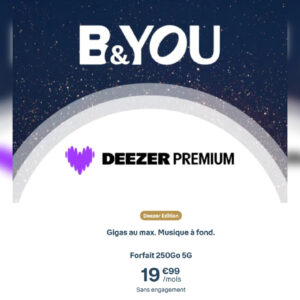 Image article Bouygues Telecom lance un forfait 5G incluant Deezer Premium