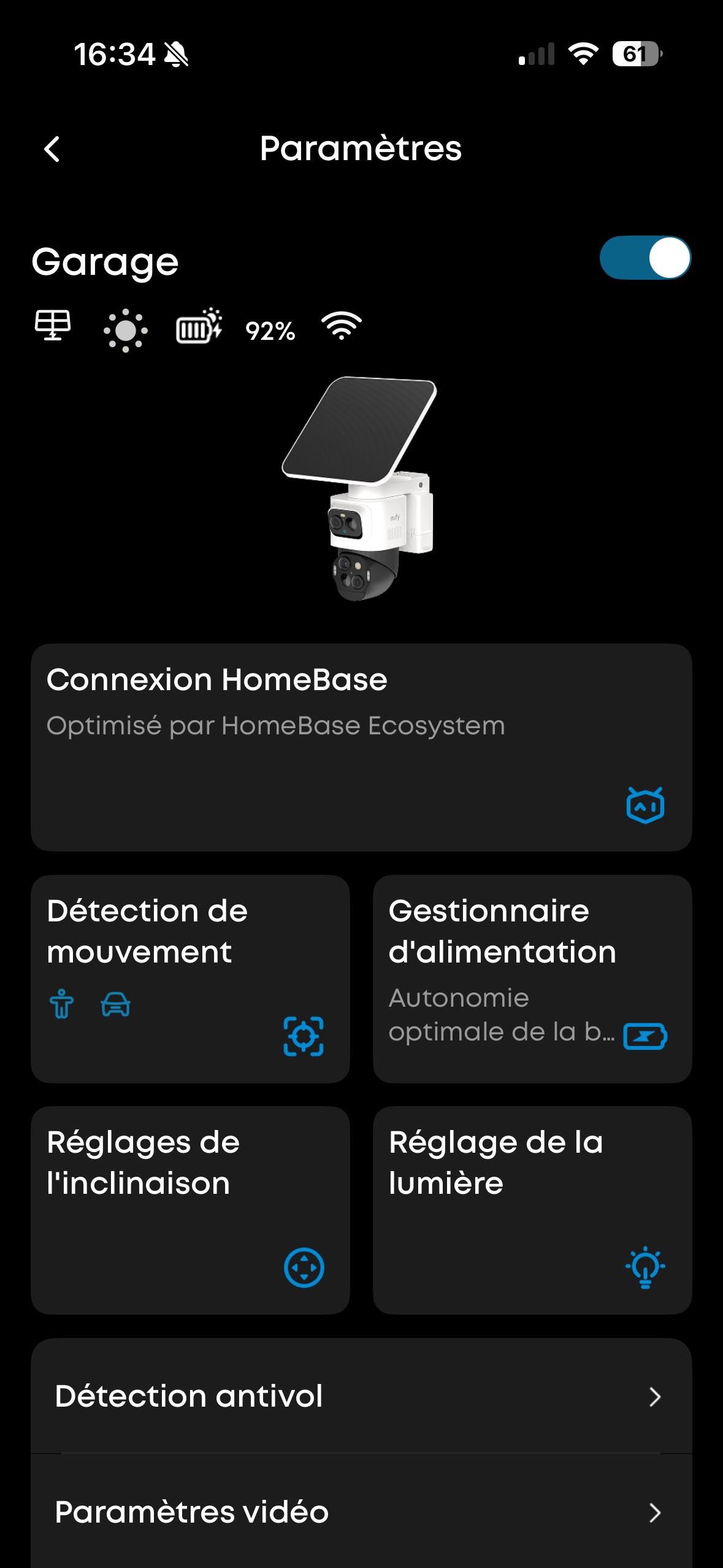 EufyCam S4 Nombreux Reglages