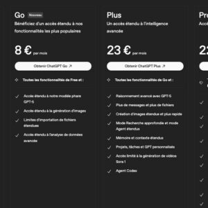Image article ChatGPT Go arrive en France : l’abonnement OpenAI à 8€ par mois veut séduire les utilisateurs « entre deux »