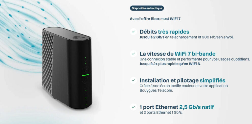 Bouygues Telecom Nouvelle Bbox Wi-Fi 7 2026 Details