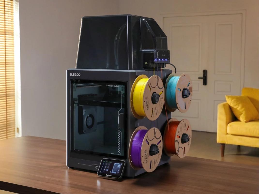 Elegoo - Mega Pack Centauri Carbon 2 Combo - Imprimante 3D avec Multicolore CC2 + CANVAS