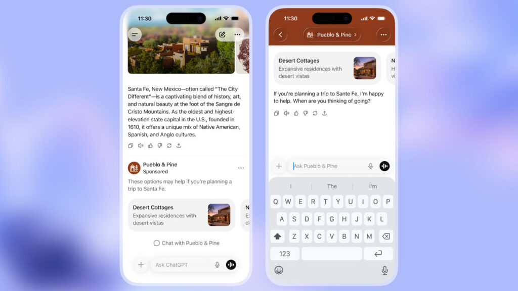 ChatGPT Publicites Contenus Sponsorises