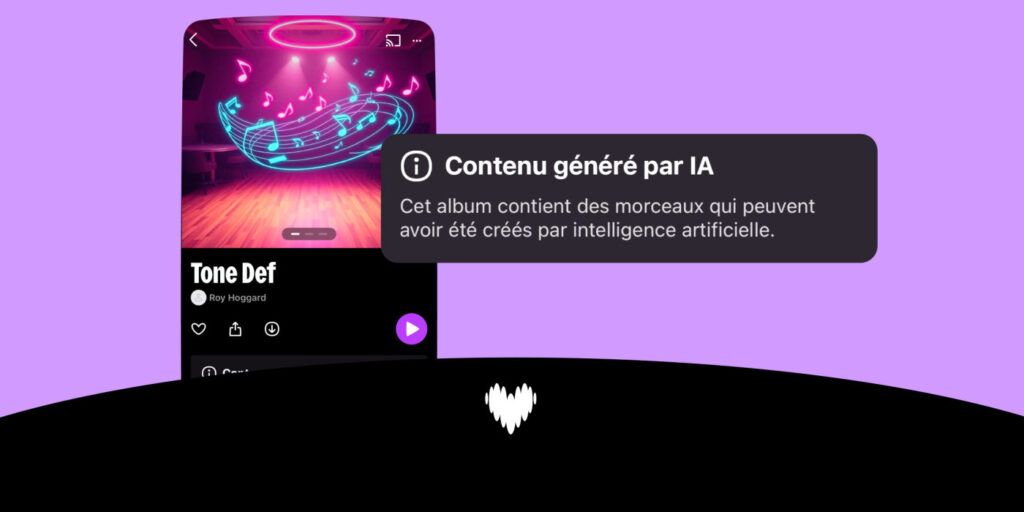 Deezer Musique Generee Par Intelligence Artificielle IA