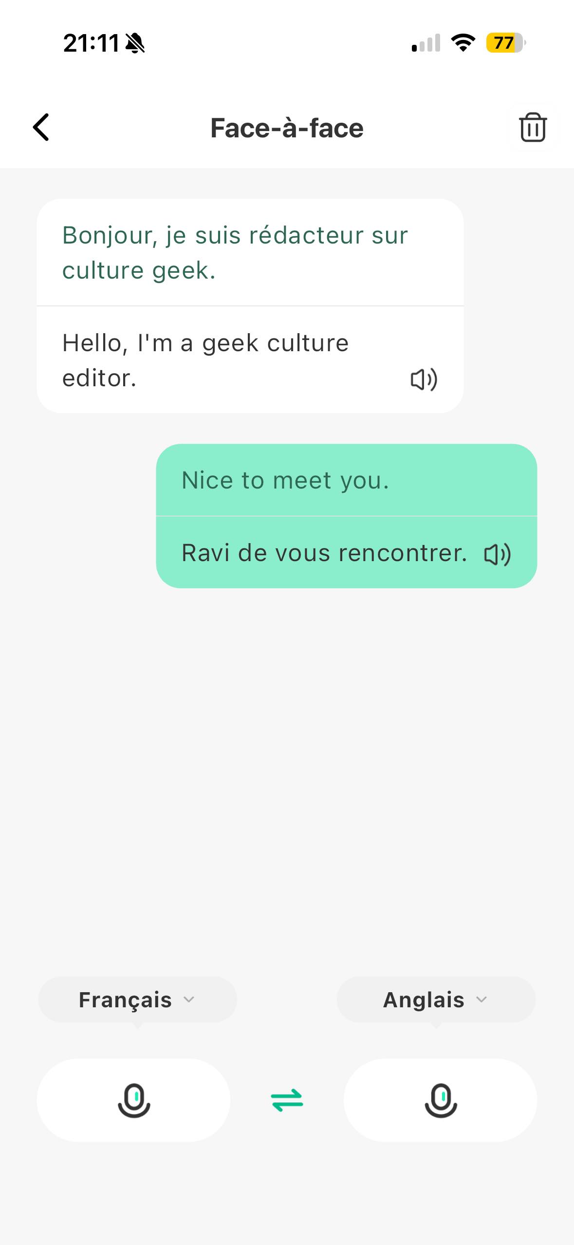 InnAIO T10 Traduction Face A Face