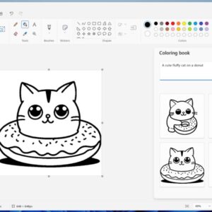 Image article Microsoft Paint adopte l’IA pour créer des livres de coloriage personnalisés