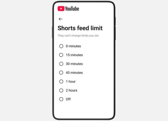 YouTube Shorts Limite Temps