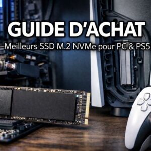 Image article Meilleurs SSD internes (M.2 NVMe) : notre guide d’achat 2026 pour booster un PC et une PS5