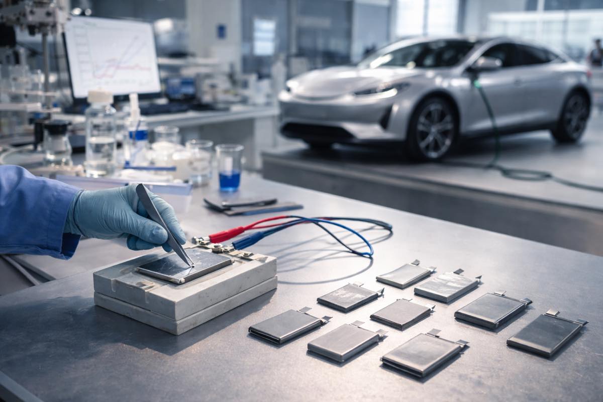 Illustration Batteries Solides