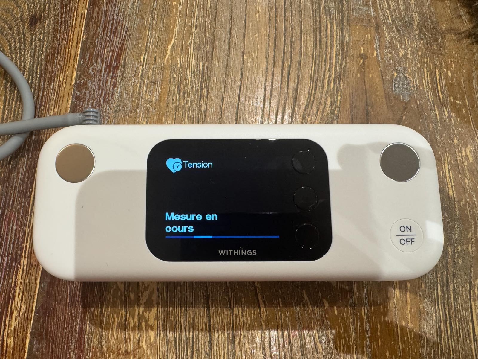 Mesure Withings BPM Vision