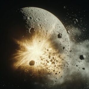 Image article Un astéroïde pourrait frapper la Lune en 2032 et déclencher des pluies de météores sur Terre