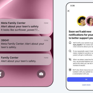 Image article Instagram va alerter les parents lorsque leurs enfants font certaines recherches