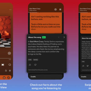 Image article Spotify ajoute une fonction pour avoir les histoires de chaque musique