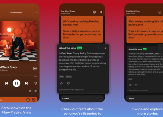 Spotify About The Song