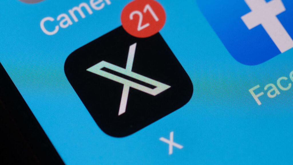 X Twitter Logo Icone