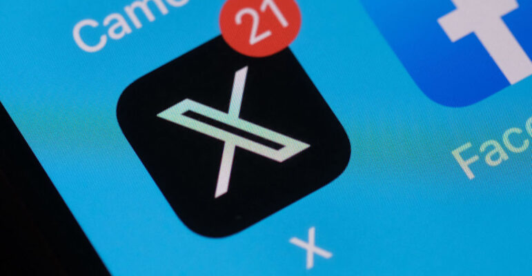 X Twitter Logo Icone
